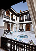 The Bahia courtyard, La Sultana, Marrakech, Morocco