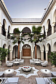 Courtyard, Riad Nashira, Marrakech, Morocco