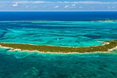 Aerial view, Nassau, Bahamas, America.