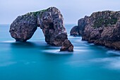 Castro de las Gaviotas, Nueva de Llanes, Llanes council, Cantabrian sea, Asturias, Spain, Europe