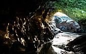 Ice cave, Skaftafell National Park, Southern Iceland, Iceland, Europe