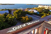 Florida, Florida Keys, Key West, Mallory Square, Key West Shipwreck Museum, observatory deck, Gulf of Mexico, Sunset Celebration