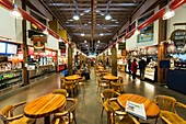 Granville Island Market, interior, Vancouver, BC, Canada