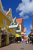 Shoppes on Street Willemstad Curaçao Dutch Caribbean Island Netherlands