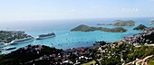 Cruise Ships in Charlotte Amalie Harbor St. Thomas Virgin Islands USVI Caribbean US Territory