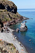 Bay in Salina island, Aeolian Islands, Sicily, Italy