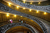 Spiral Staircase at Varican museum, Rome, Italy