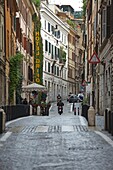 Street view of Rome, Italy