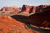 Scenic Drive through Capitol Reef National Park in Utah, United States of America, USA