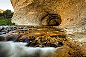 Cave Stream, limestone cave, Castle Hill Basin, near Arthur´s pass, Canterbury, New Zealand