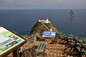 Miradouro da Baleira at Maia lighthouse, Island of Santa Maria, Azores, Portugal
