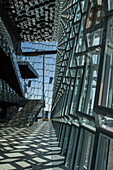 Interior View Of The Harpa - Reyjavik Concert Hall And Conference Center, Built In 2011 By The Icelandic Artist Olafur Eliason And The Danish Firm Henning Larsen Architects, Reykjavik, Iceland