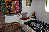 Jamaican Reggae Musician Bob Marley'S (1945-1981) Bedroom As A Child When He Lived With His Grandmother, The Bob Marley Centre And Mausoleum, Nine Mile Village, Jjamaica, The Caribbean