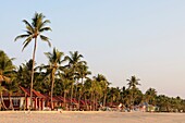 Beach bungalows, Ngwe Saung Beach, Ngwesaung, Ayeyarwady, Myanmar