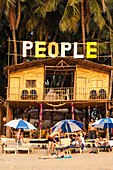 India, People on beach, Goa