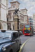 Temple Bar Memorial Monument On Fleet Street, London, England