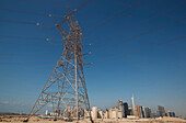 Electricity pylon, Dubai, United Arab Emirates