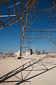 Electricity pylon, Dubai, United Arab Emirates