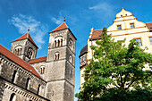 Stiftskirche St. Servatii auf der Quedlinburg, Quedlinburg, Sachsen-Anhalt, Deutschland