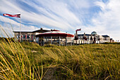 Café Restaurant Strandhalle, Juist, Ostfriesische Inseln, Nationalpark Niedersächsisches Wattenmeer, Nordsee, Ostfriesland, Niedersachsen, Deutschland, Europa