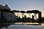 Trajansforum bei Sonnenuntergang, Rom, Italien