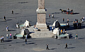 Piazza del Popolo with Egyptian obelisk, Rome, Italy