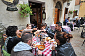 Restaurant in Pienza, South Tuscany, Tuscany, Italy