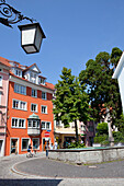 Historical city center of Lindau, Lake Constance, Swabian, Bavaria, Germany, Europe