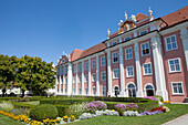 New castle in Meersburg, Lake Constance, Swabia, Baden-Wuerttemberg, Germany, Europe
