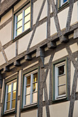 Timber frame building, Ansbach, Franconia, Bavaria, Germany