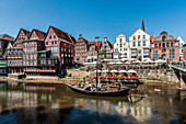 Riverside quarter (Wasserviertel), Lueneburg, Lower Saxony, Germany