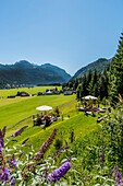Blick auf Achensee und Achenkirch, Tirol, Österreich