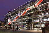 Pompidou museum, Paris, Ile de France, France