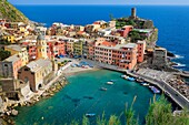 Vernazza harbor on a spring day