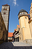 Schlossberg, Schloss mit Stiftskirche St. Servatius, Quedlinburg, Harz, Sachsen-Anhalt, Deutschland, Europa