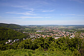 View from Grossen Burgberg, Bad Harzburg, Harz, Lower-Saxony, Germany, Europe