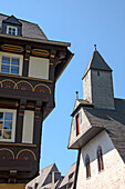Half-timbered house, Goslar, Harz, Lower-Saxony, Germany, Europe