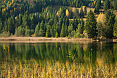 Lake Luttensee, near Mittenwald, Bavaria, Germany