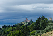 Rocca Maggiore, Festung, Assisi, UNESCO Weltkulturerbe, Franziskus von Assisi, Via Francigena di San Francesco, Franziskusweg, Assisi, Provinz Perugia, Umbrien, Italien, Europa