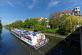 Tour Boat, Landwehrkanal, Paul Lincke Ufer, Spring, Berlin, Germany