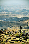 Landscape in the Ethiopian Highlands, Ethiopia, Africa