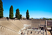 Amphitheater, Ausgrabungen von Pompeji, Neapel, Kampanien, Italien