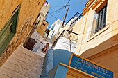 Steps in Gialos, Symi Stadt, Symi, Dodecanese, South Aegean, Greece