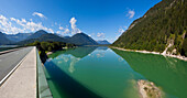 Sylvensteinspeicher, Fall, Landkreis Bad Tölz, Wolfratshausen, Oberbayern, Bayern, Deutschland