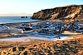 View of Vik, south Iceland, Iceland