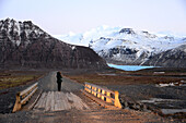 Svinafells Gletscher im Vatnajökull Nationalpark, Südisland, Island