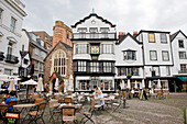 Kirche St. Martin, Cathedral Close, Exeter, Devon, England, Großbritannien