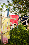 Rotary clothesline, Algarve, Portugal
