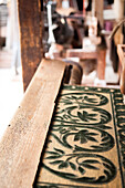 Traditional brocade weaving, Venice, Veneto, Italy