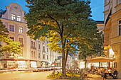 Bistro Faun, Westermühlstrasse, Glockenbachviertel, München, Oberbayern, Bayern, Deutschland
